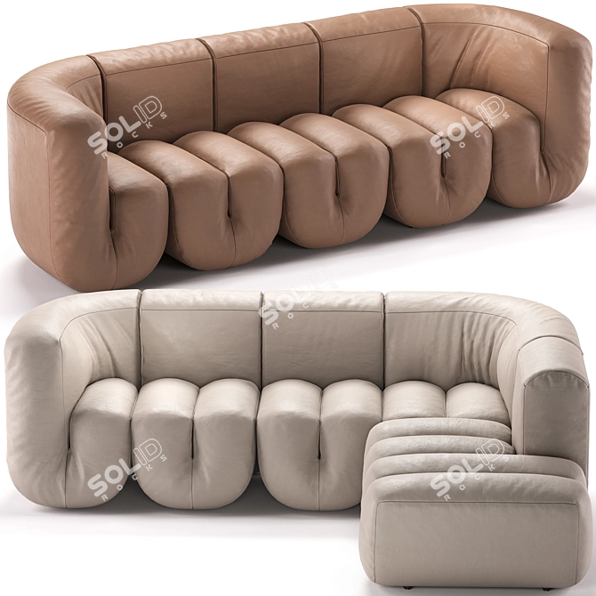 Luxurious de Sede DS-707 Sofa 3D model image 2