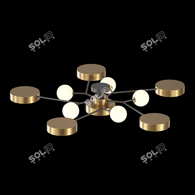 MARTA 11 LED Ceiling Chandelier 3D model image 2