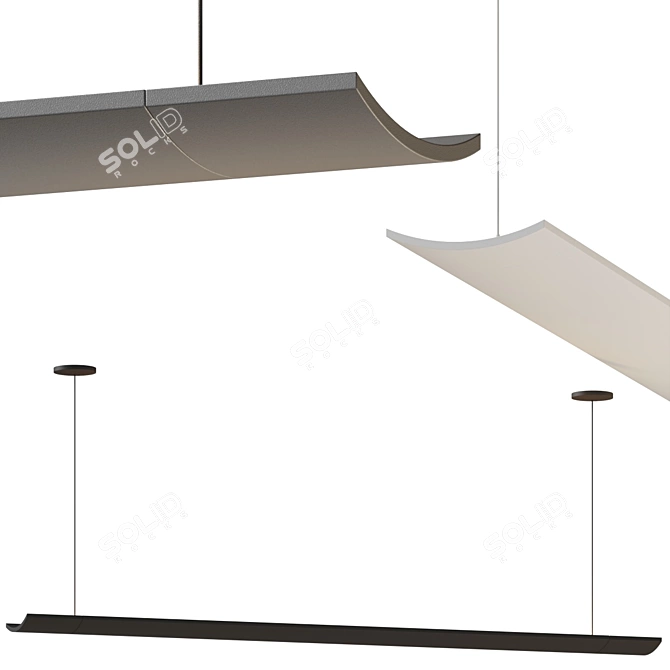  Minimalist Pendant Light Set 3D model image 1