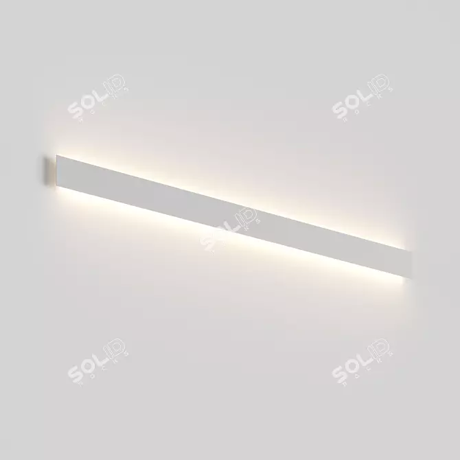 Modern Aluminum Wall Sconce 3D model image 6