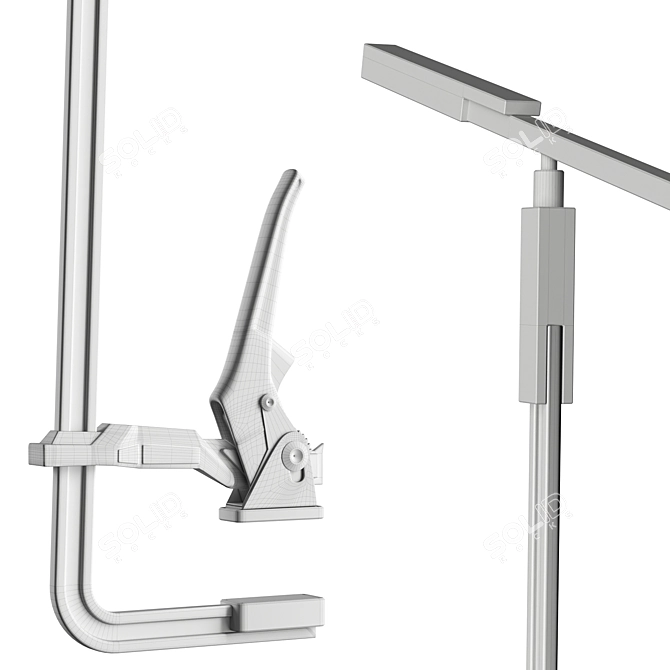 Sleek Italian Desk Lamp by Davide Groppi 3D model image 7