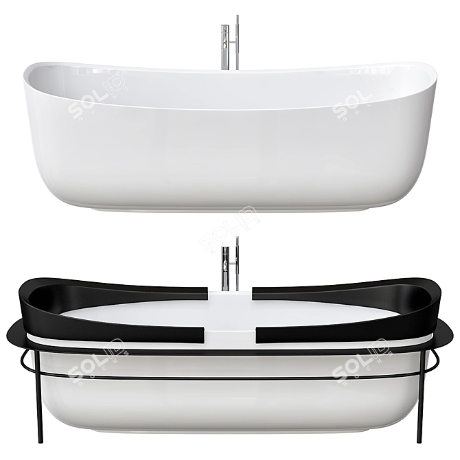 Elegant Simonini Tile & Bath 3D model image 1