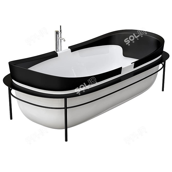 Elegant Simonini Tile & Bath 3D model image 2