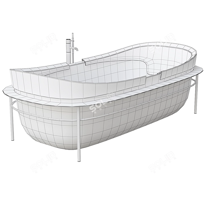 Elegant Simonini Tile & Bath 3D model image 5