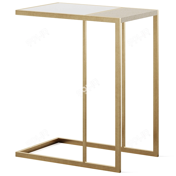 Elegant Frato Side Tables Duo 3D model image 3