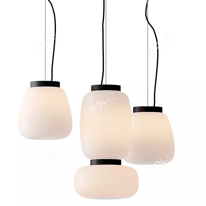 MISKO S Pendant Light, H 51 cm, B.lux 3D model image 2