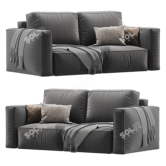 Abi Happy Grafit Loft Sofa 3D model image 3