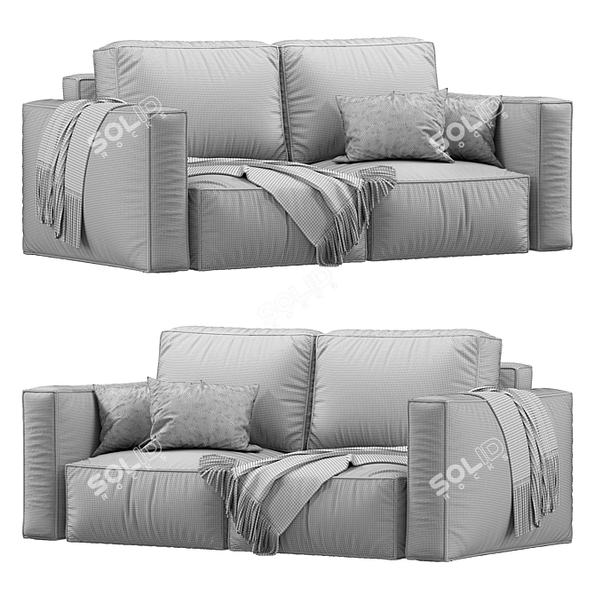 Abi Happy Grafit Loft Sofa 3D model image 4