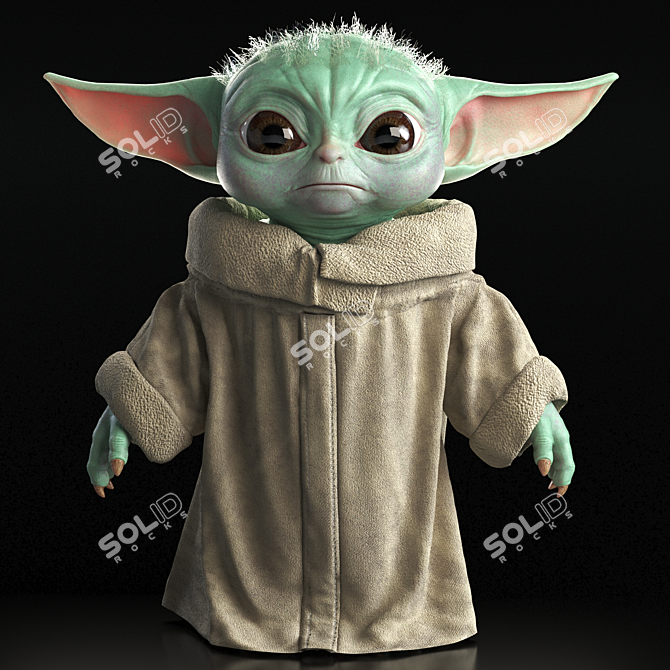 Star Wars Grogu Premium 3D Model 3D model image 1