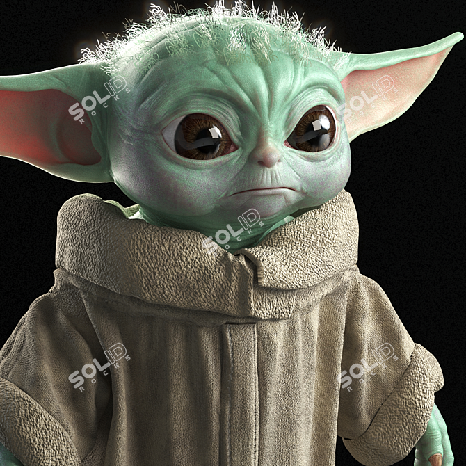 Star Wars Grogu Premium 3D Model 3D model image 2