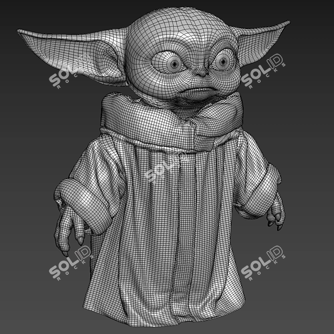 Star Wars Grogu Premium 3D Model 3D model image 6