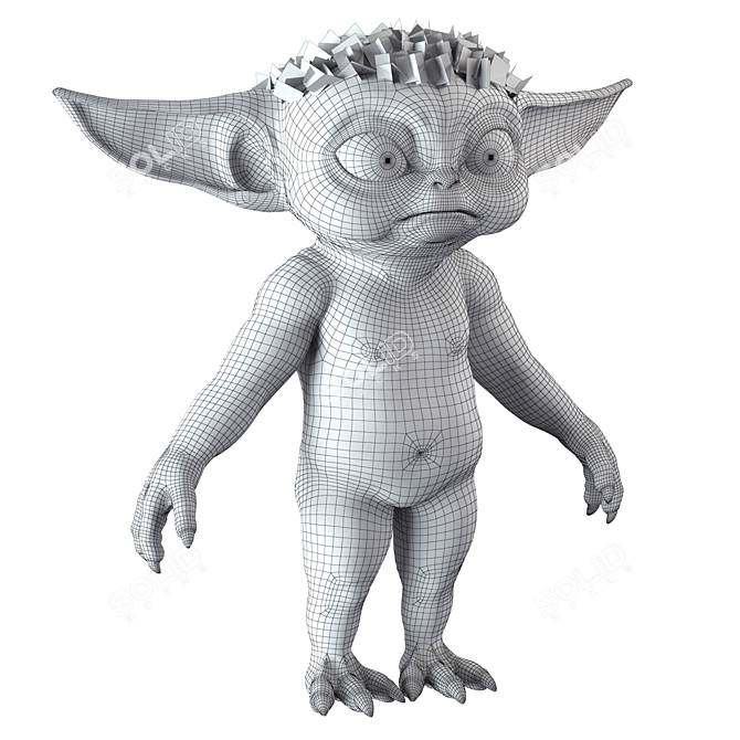 Star Wars Grogu Premium 3D Model 3D model image 8