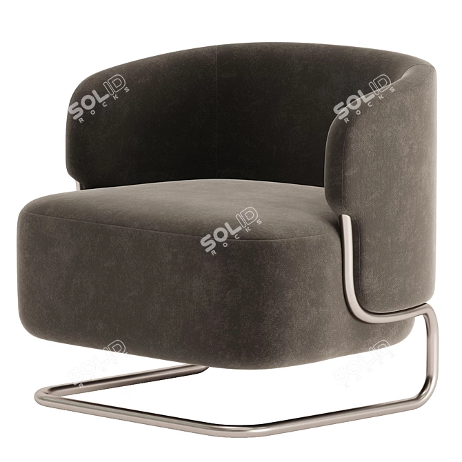 Modern Marabu Armchair Design 3D model image 4