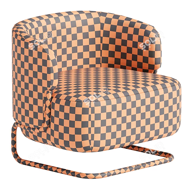 Modern Marabu Armchair Design 3D model image 7