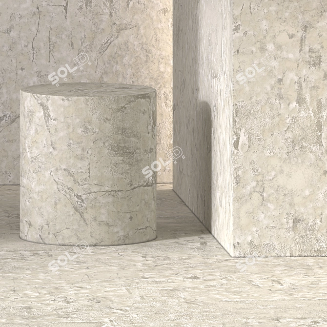 Ultimate Decorative Plaster Material Pack 3D model image 3