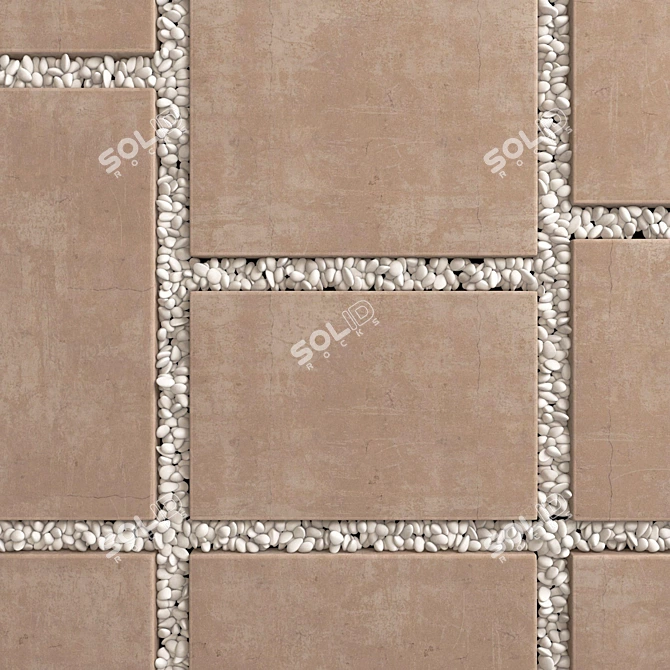 Versatile Paving Tile Collection 3D model image 4