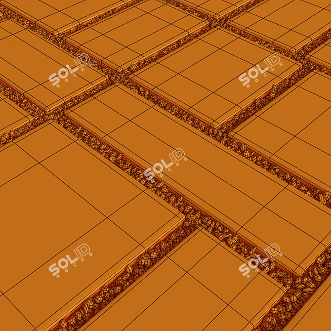 Versatile Paving Tile Collection 3D model image 7