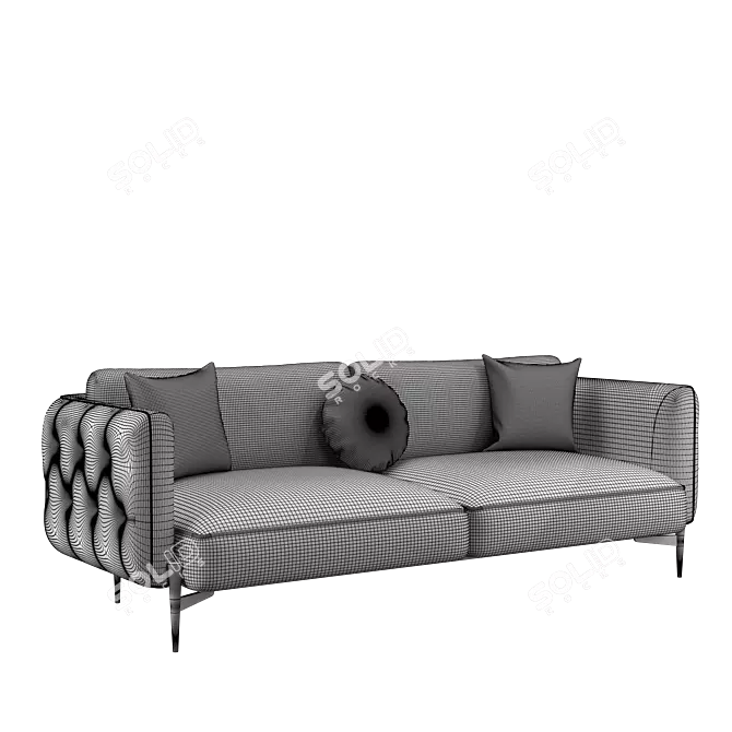 Elegant Milosh Tendence Sofa 3D model image 2