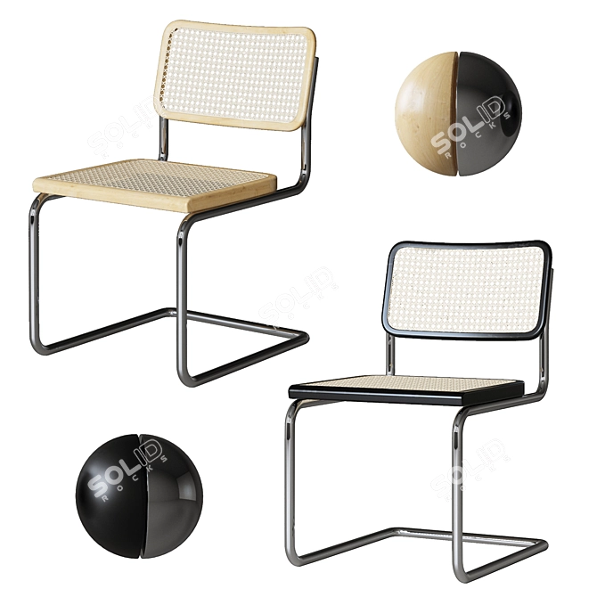 Bauhaus Chair in 3D Max 3D model image 1