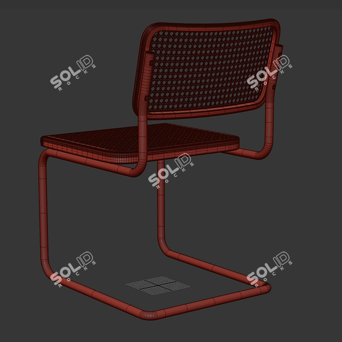 Bauhaus Chair in 3D Max 3D model image 5