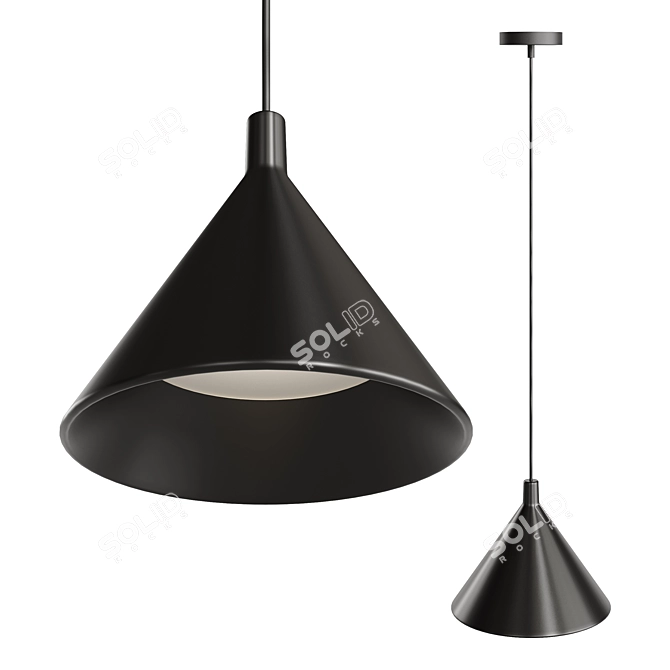 Title: Illuminating Lumo Pendant Light 3D model image 2