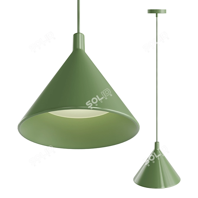 Title: Illuminating Lumo Pendant Light 3D model image 3