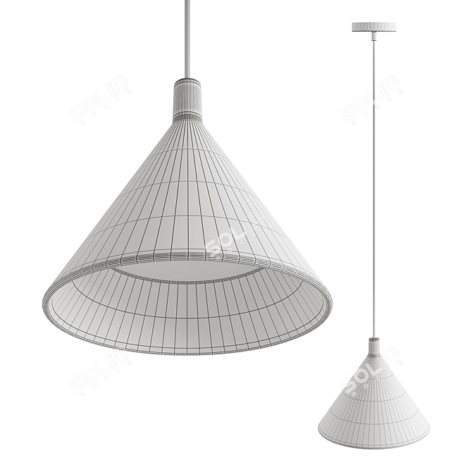 Title: Illuminating Lumo Pendant Light 3D model image 5