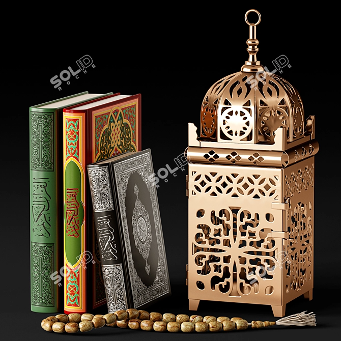 Islamic Decor Set: Unique Designs 3D model image 1