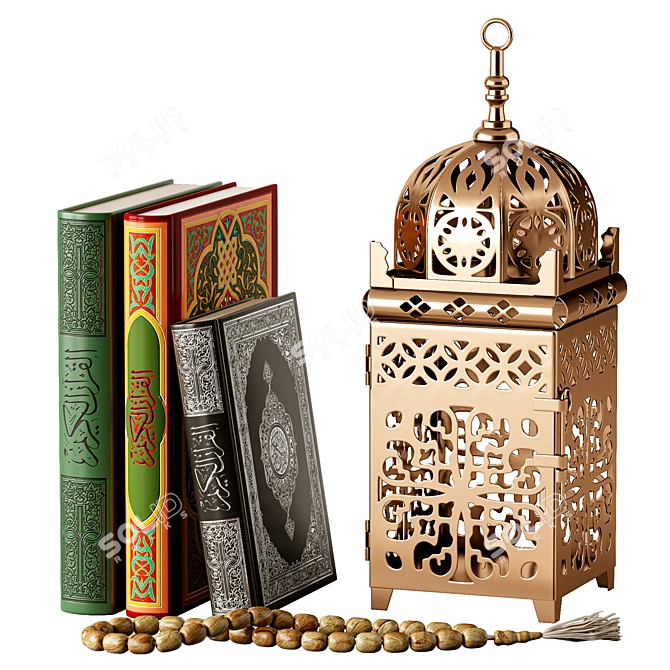 Islamic Decor Set: Unique Designs 3D model image 2