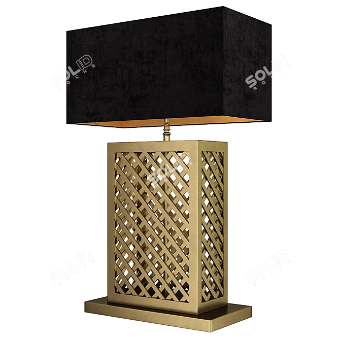 Luxury Eichholtz Floor Lamp 3D model image 1