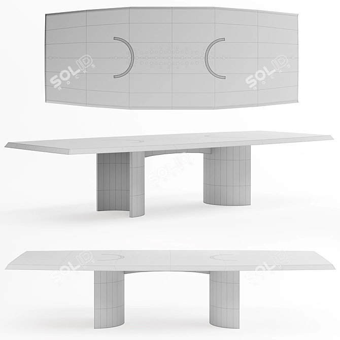 Ingrid Donat Tribal Table 3D model image 2