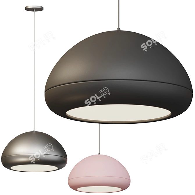 Chroma Pendant Light Fixture 3D model image 1