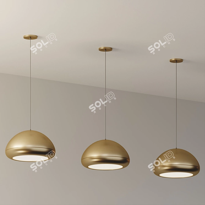 Chroma Pendant Light Fixture 3D model image 2