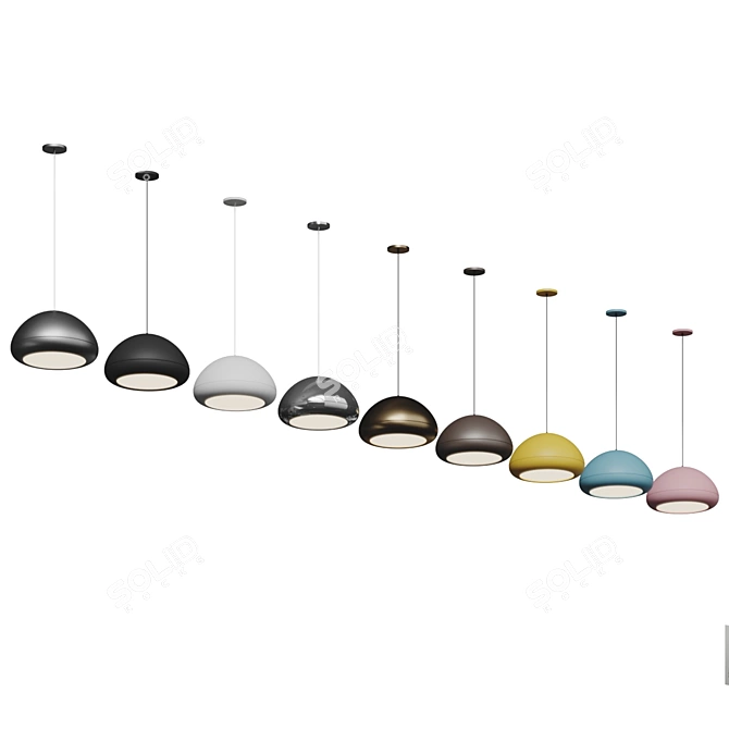 Chroma Pendant Light Fixture 3D model image 3