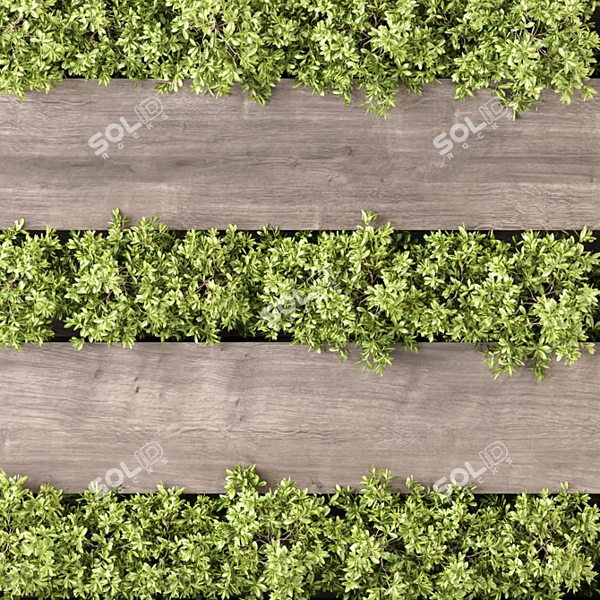 Modern Vertical Garden Design Kit 3D model image 3