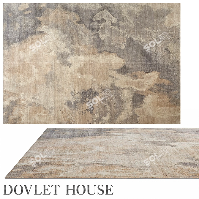  Indian Wool Dovlet House Rug 3D model image 1