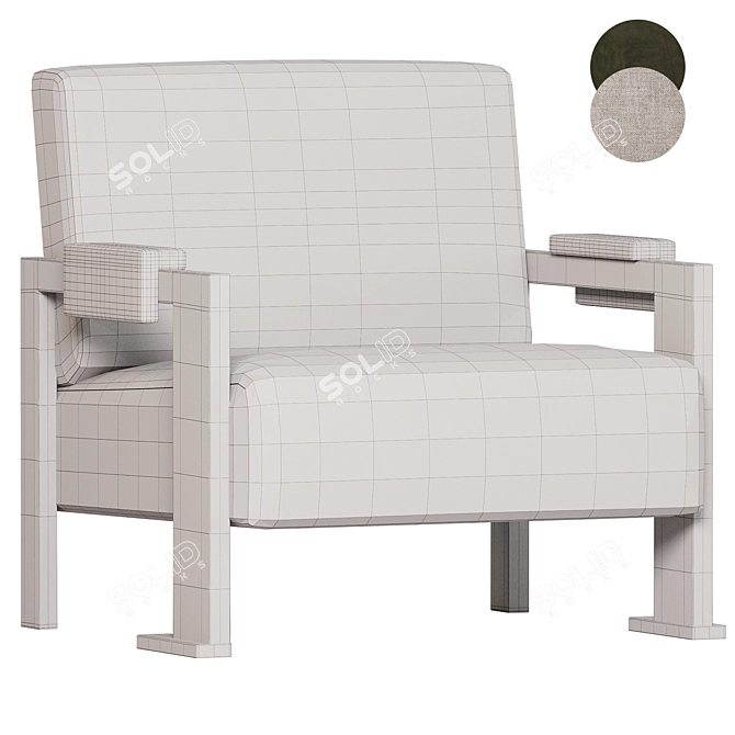 Modern Sol Chair 2017 Variant 3D model image 5