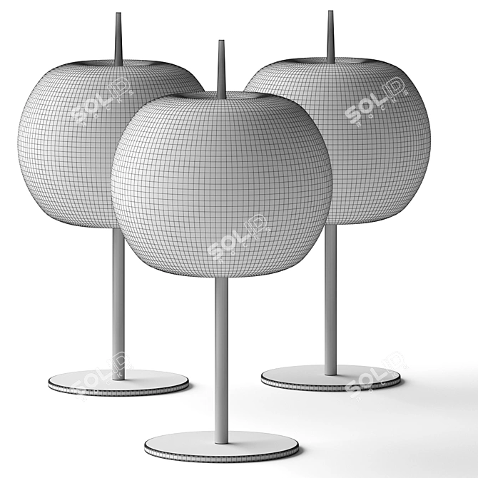 Energetic Glow Table Lamp 3D model image 2