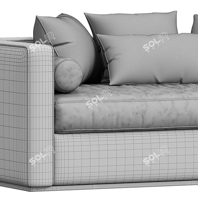 Luxurious Chiara Provasi Mondrian Sofa 3D model image 4