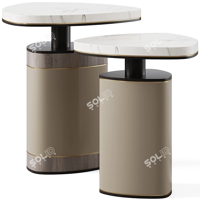 Antwerp Side Table Frato Design 3D model image 1