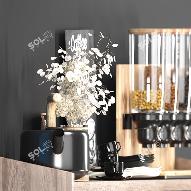 Sanremo Coffee Shop Set: Premium Grinders 3D model image 2