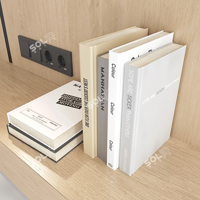 Luxury 3D Wall Panel Set 3D model image 6