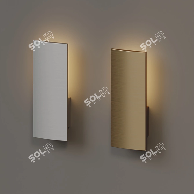 Modern Classic Sonneman Pannelo Sconce 3D model image 2