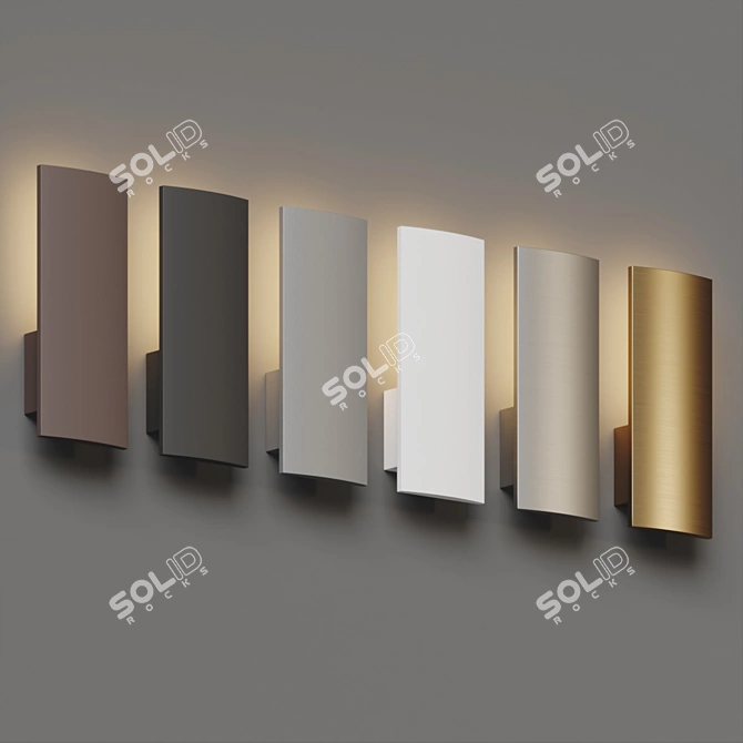 Modern Classic Sonneman Pannelo Sconce 3D model image 3