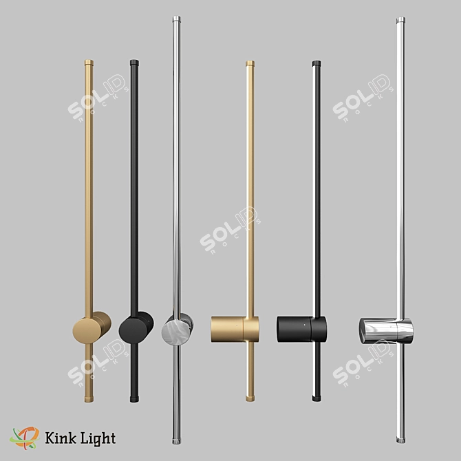 Loki LED Wall Sconce Set 3D model image 1