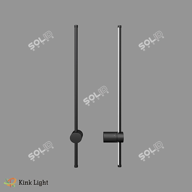 Loki LED Wall Sconce Set 3D model image 3