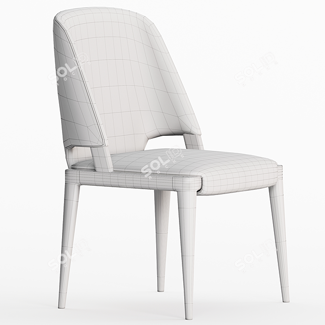 Elegant VELIS 2017 Dining Chair 3D model image 5