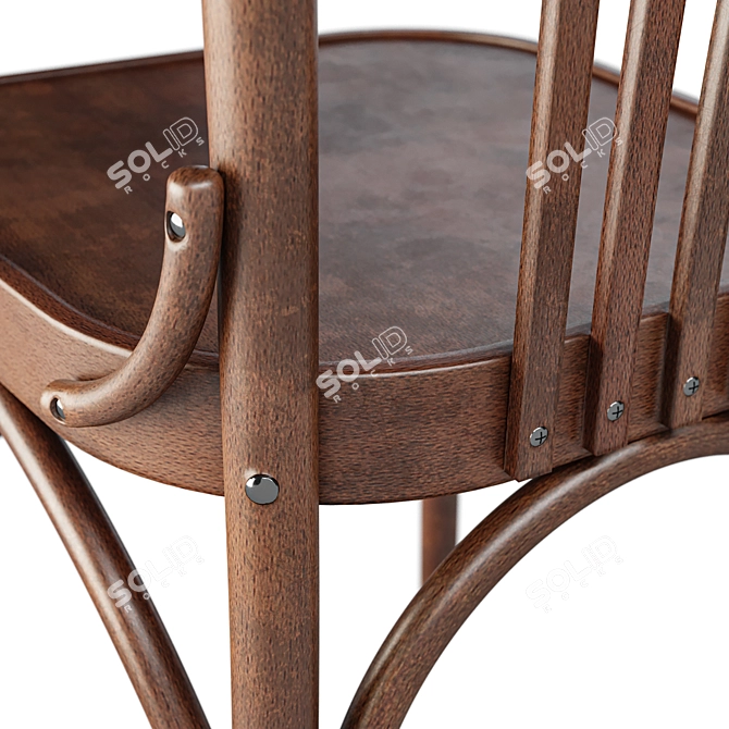 Vienna Chair Comfort Model Maple 3D model image 4