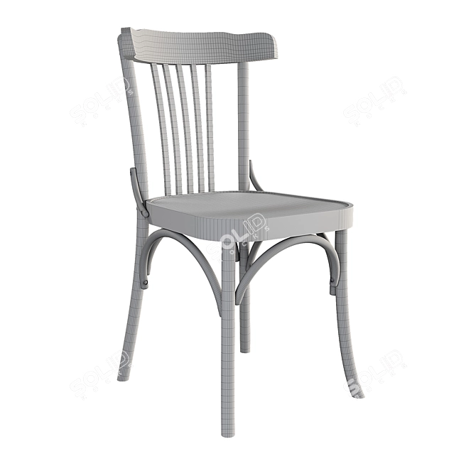 Vienna Chair Comfort Model Maple 3D model image 5