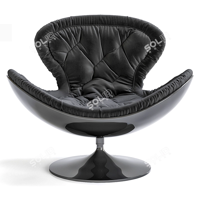 Futuristic Jetsons Armchair 3D Model 3D model image 2